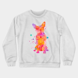 Boston Terrier Dog Watercolor Painting 4 Crewneck Sweatshirt